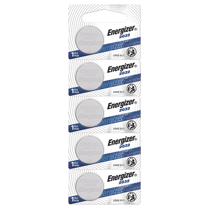 Pack 5 Pilas Cr 2032 Energizer Lithium 1