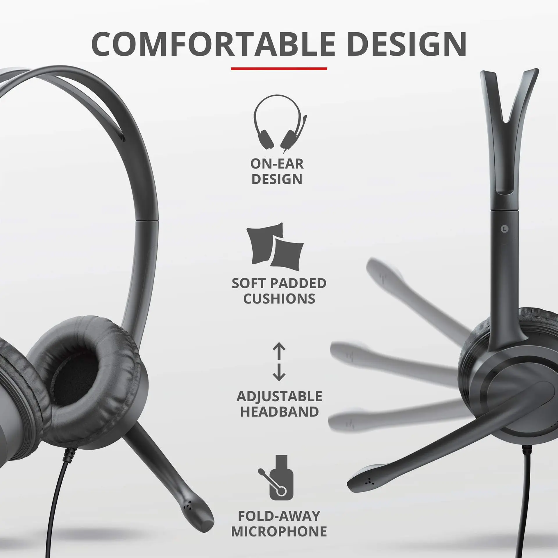 Audifono Trust Mauro Conexión Usb 2.5 Mts 5