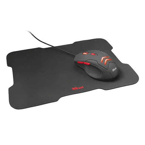 Kit Gamer Mouse + Mouse Pad Trust Ziva