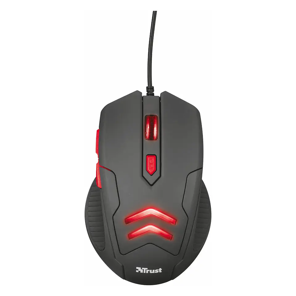 Kit Gamer Mouse + Mouse Pad Trust Ziva 2