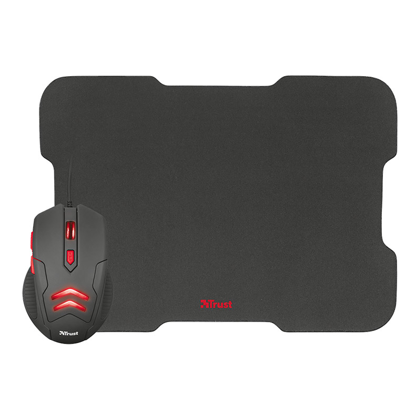 Kit Gamer Mouse + Mouse Pad Trust Ziva 3