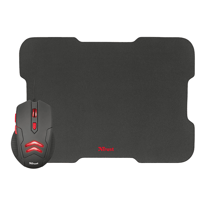 Kit Gamer Mouse + Mouse Pad Trust Ziva 3