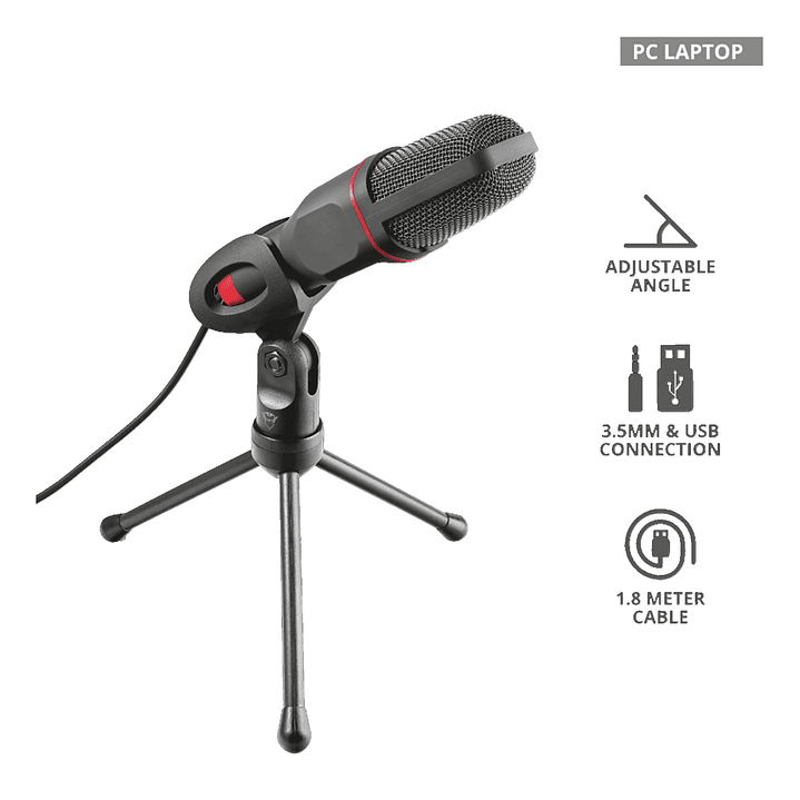 Microfono Usb Gxt212 Trust Mico 2