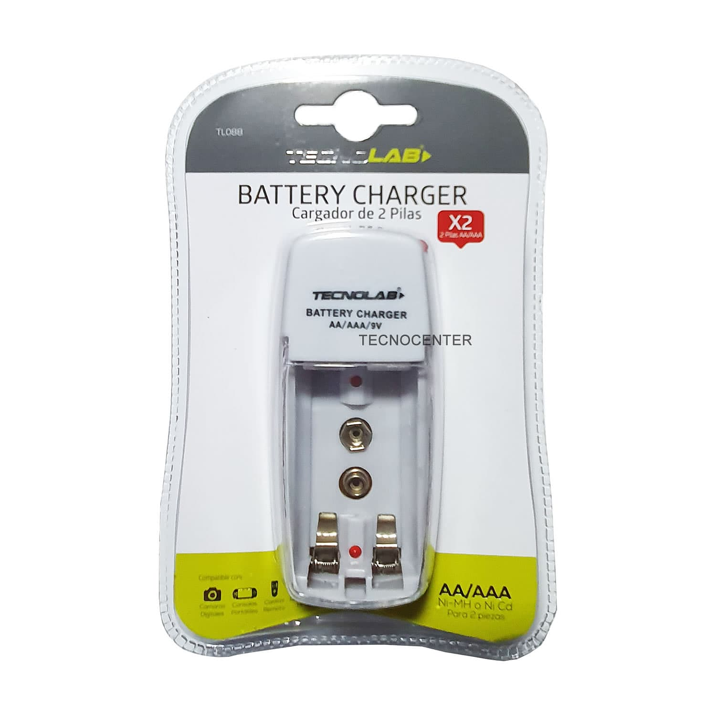 Cargador Pilas AA AAA 9v Tecnolab 1