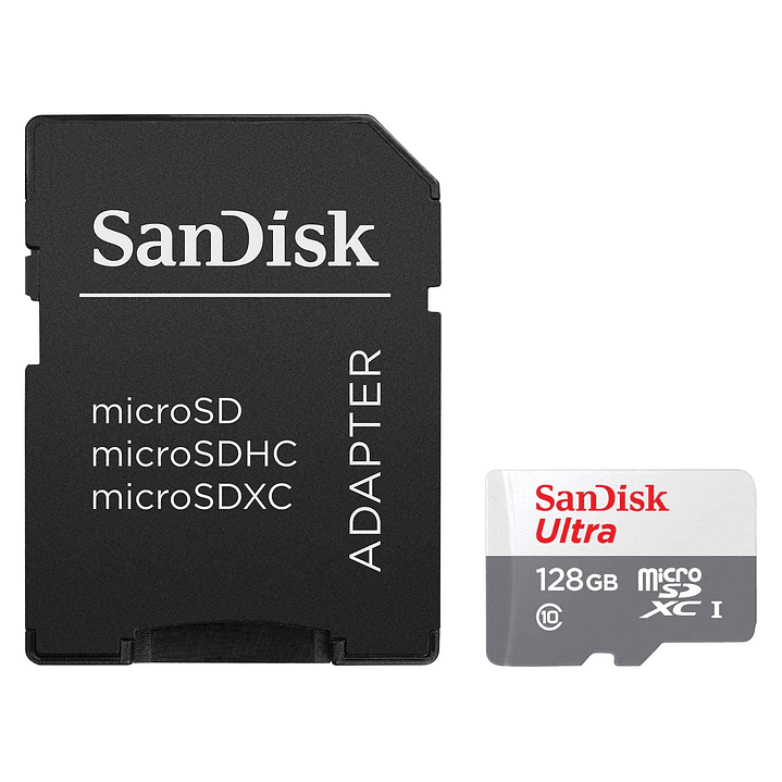 Tarjeta Memoria Micro SD XC 128 GB Sandisk 3