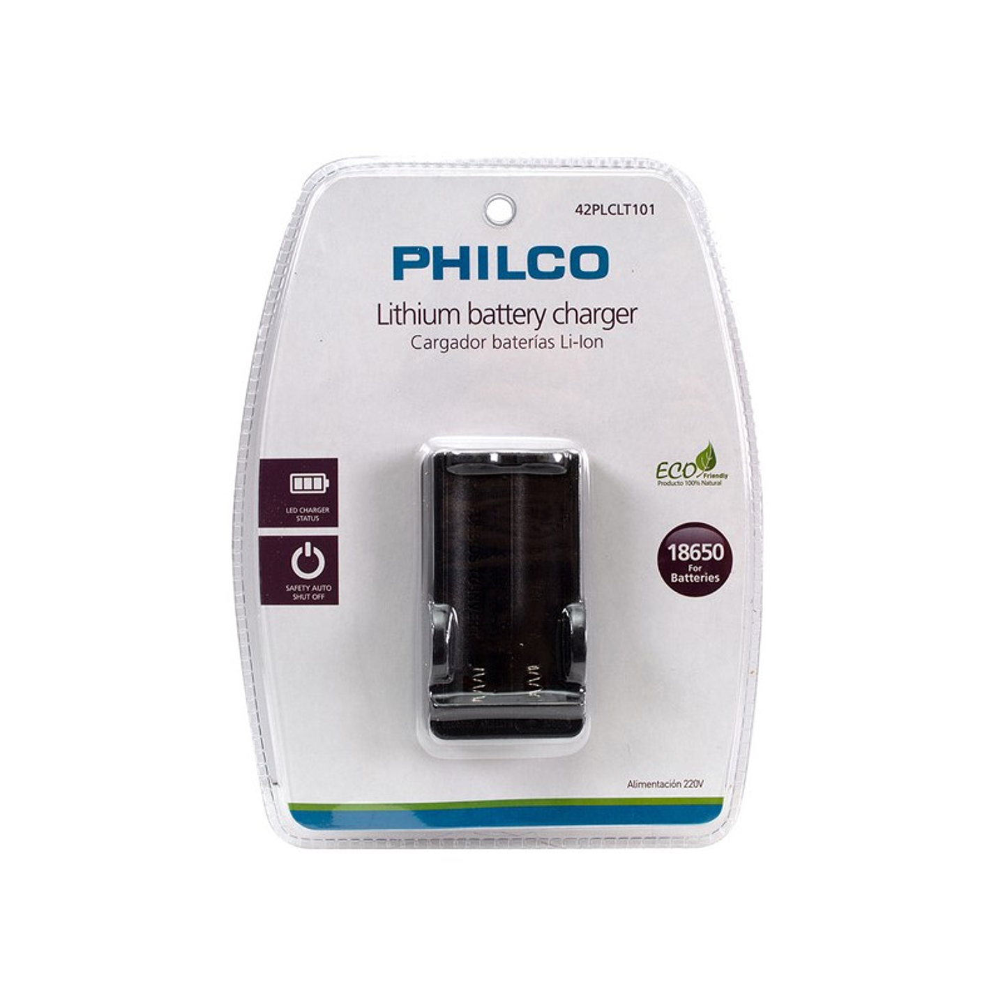 Cargador Doble Baterias Litio 18650 2