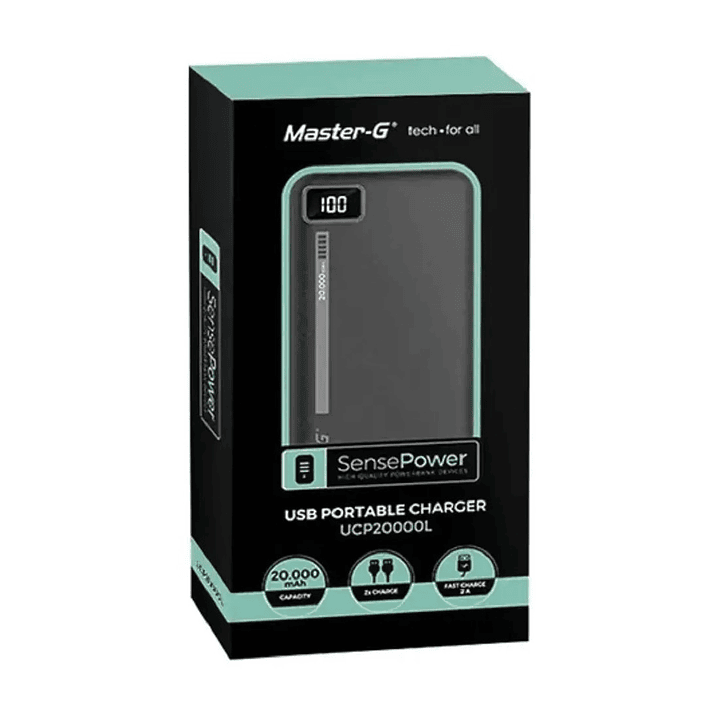 Bateria Externa Powerbank Master G 20.000mha 3