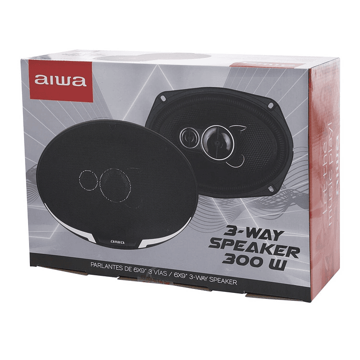 Parlantes Auto Aiwa 3 Vías 300W 6x9 TAW6944 4