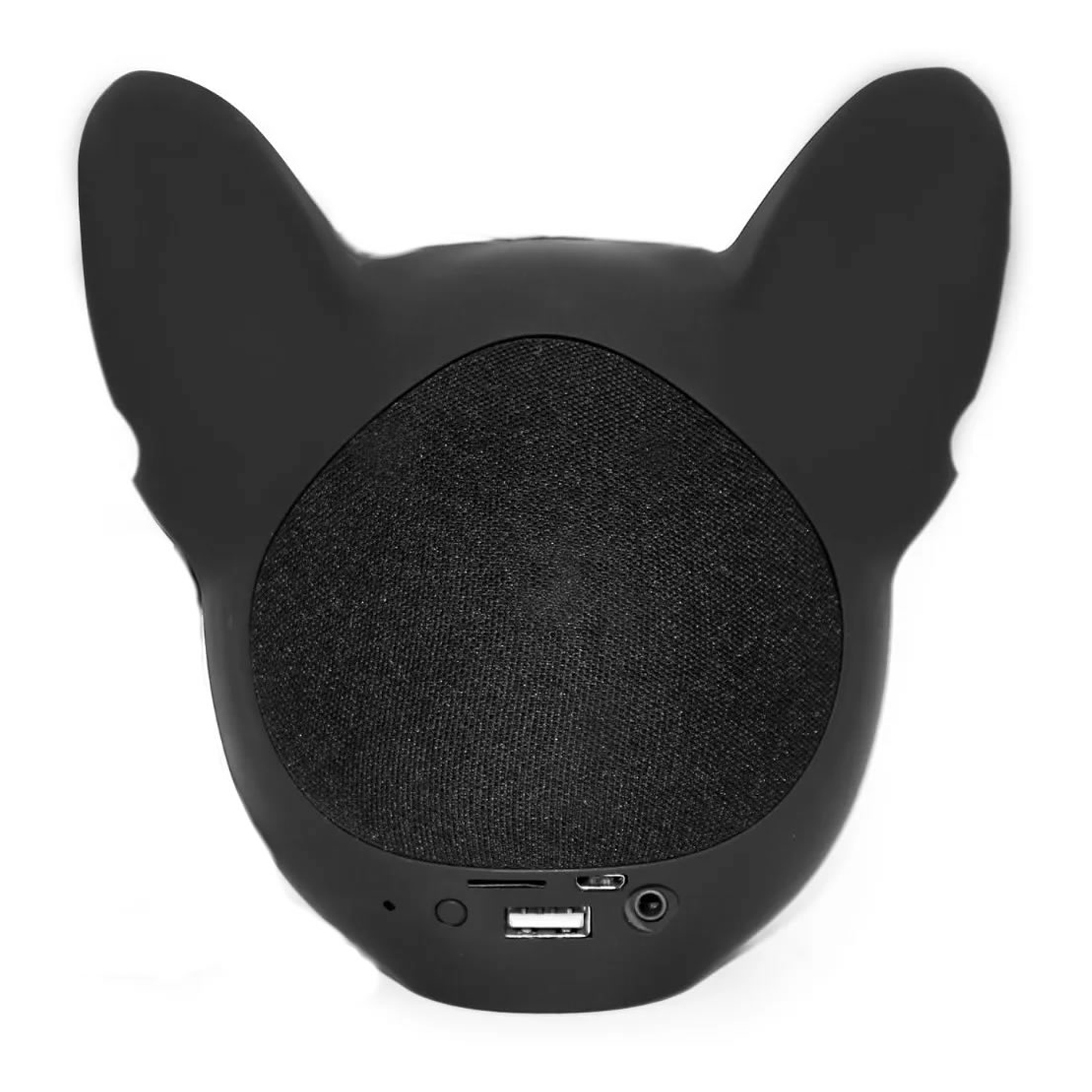Parlante Inalambrico Cabeza Bulldog Negro 2