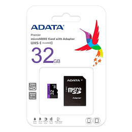 Tarjeta Memoria Micro SD Hc 32GB Adata