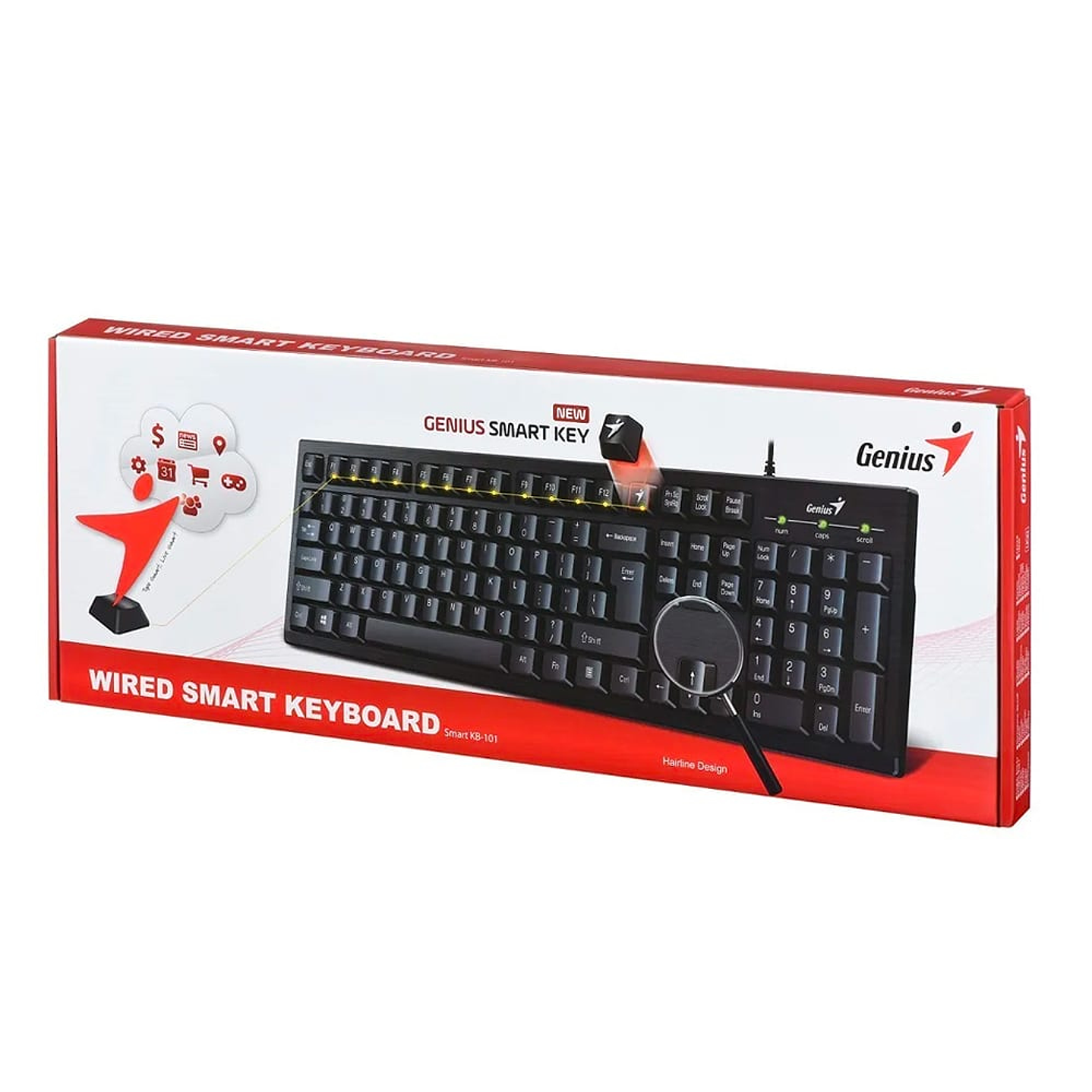 Teclado Genuis Smart KB-101 Alambrico Usb 5