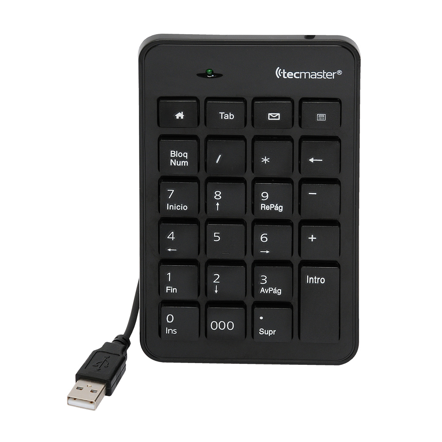Teclado Numerico Tecmaster Usb Negro 1