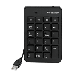 Teclado Numerico Tecmaster Usb Negro