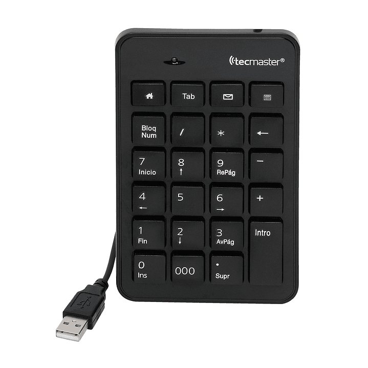 Teclado Numerico Tecmaster Usb Negro 1