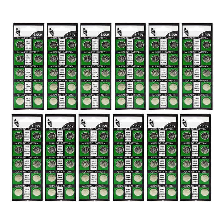 Pack 200 Pilas Ag10 Lr1130 Alkaline Battery 2