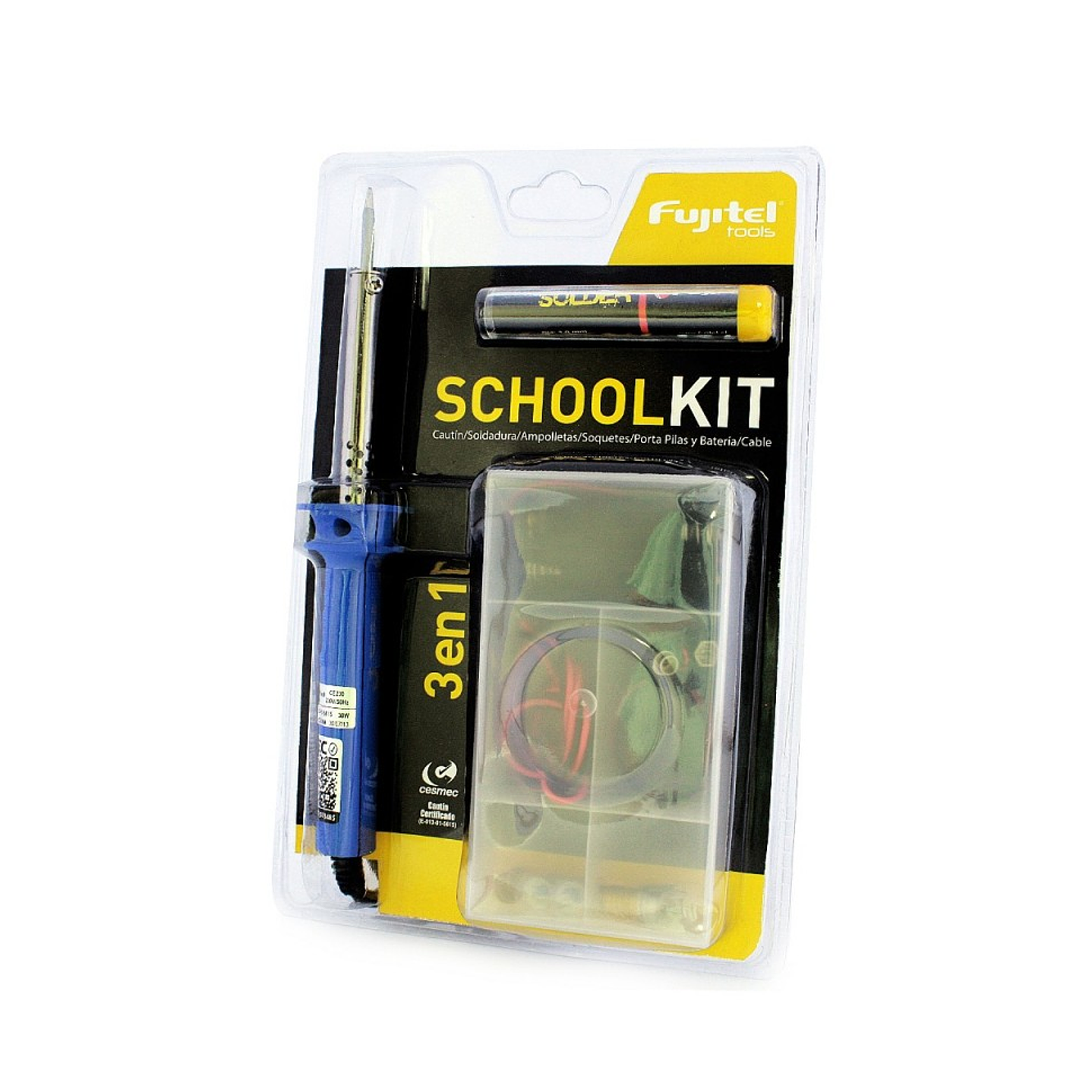 Kit Cautin Soldadura Fujitel para Aprendizaje 1