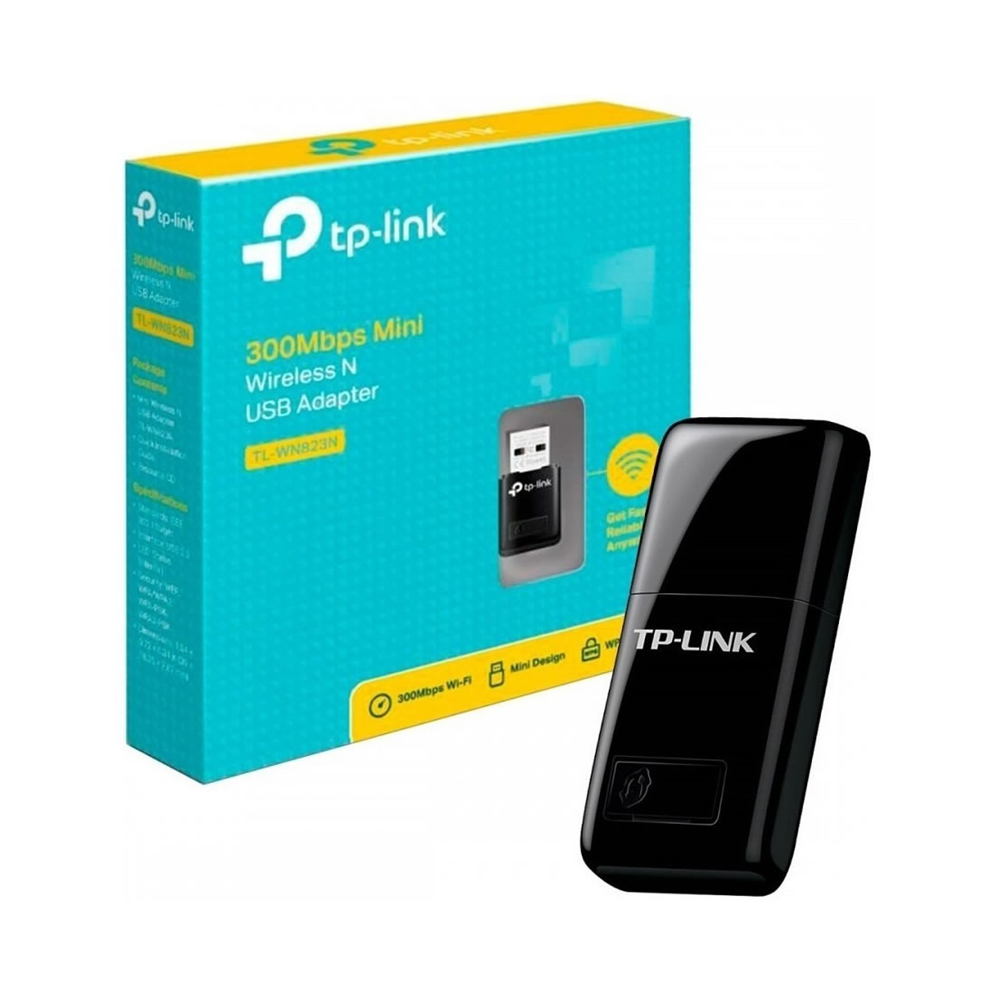 Adaptador USB Wifi Tp-Link N 300Mbps 1