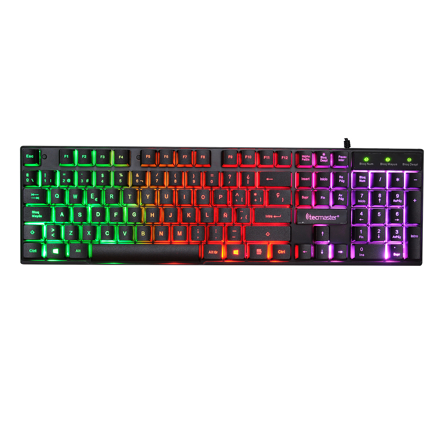 Teclado Gamer Retroiluminado Tecmaster 1