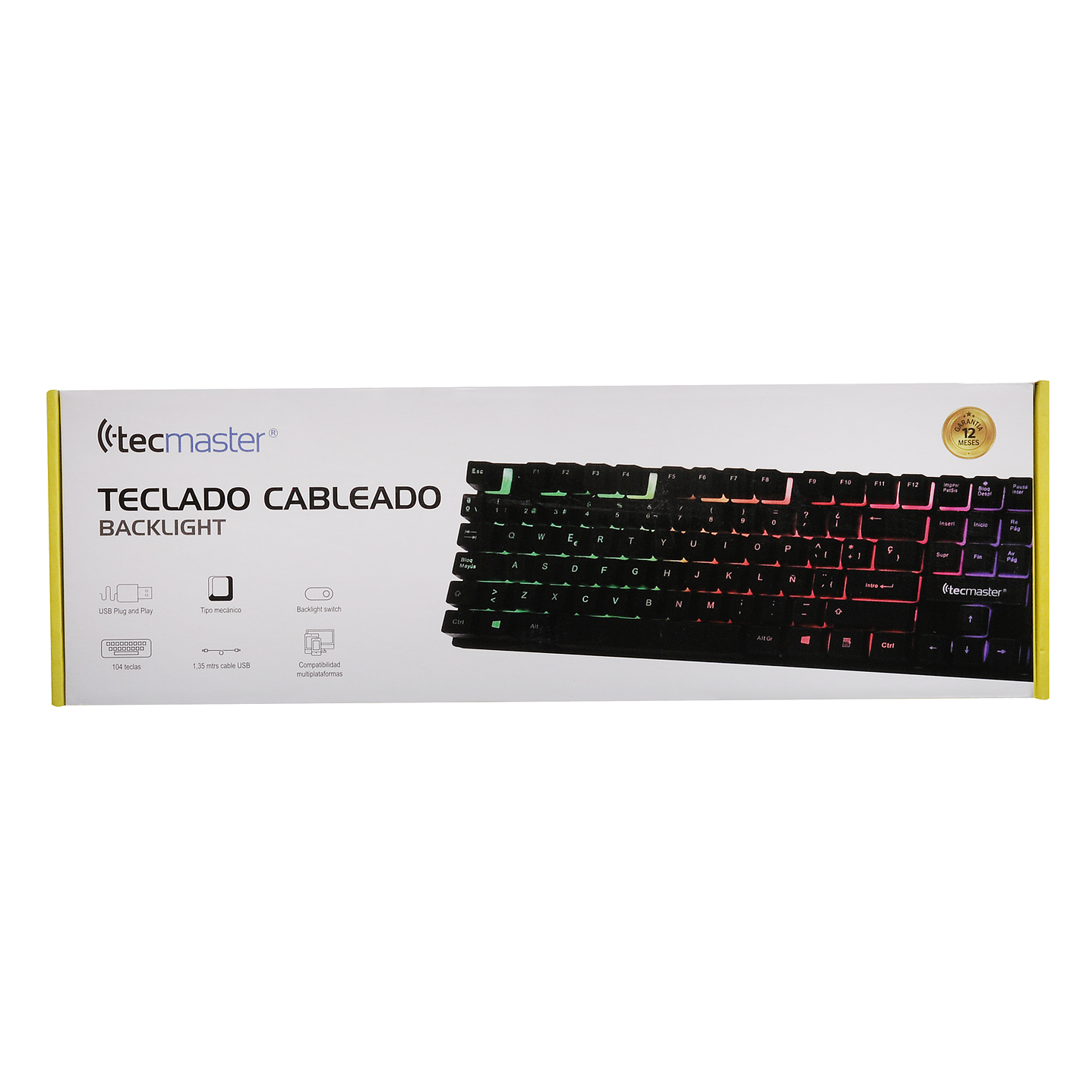 Teclado Gamer Retroiluminado Tecmaster 3