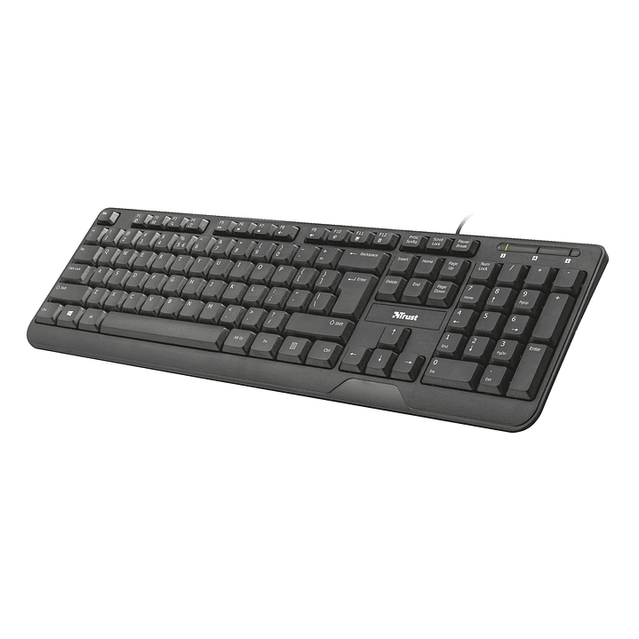 Teclado Multimedia Trust Ziva Qwerty 1