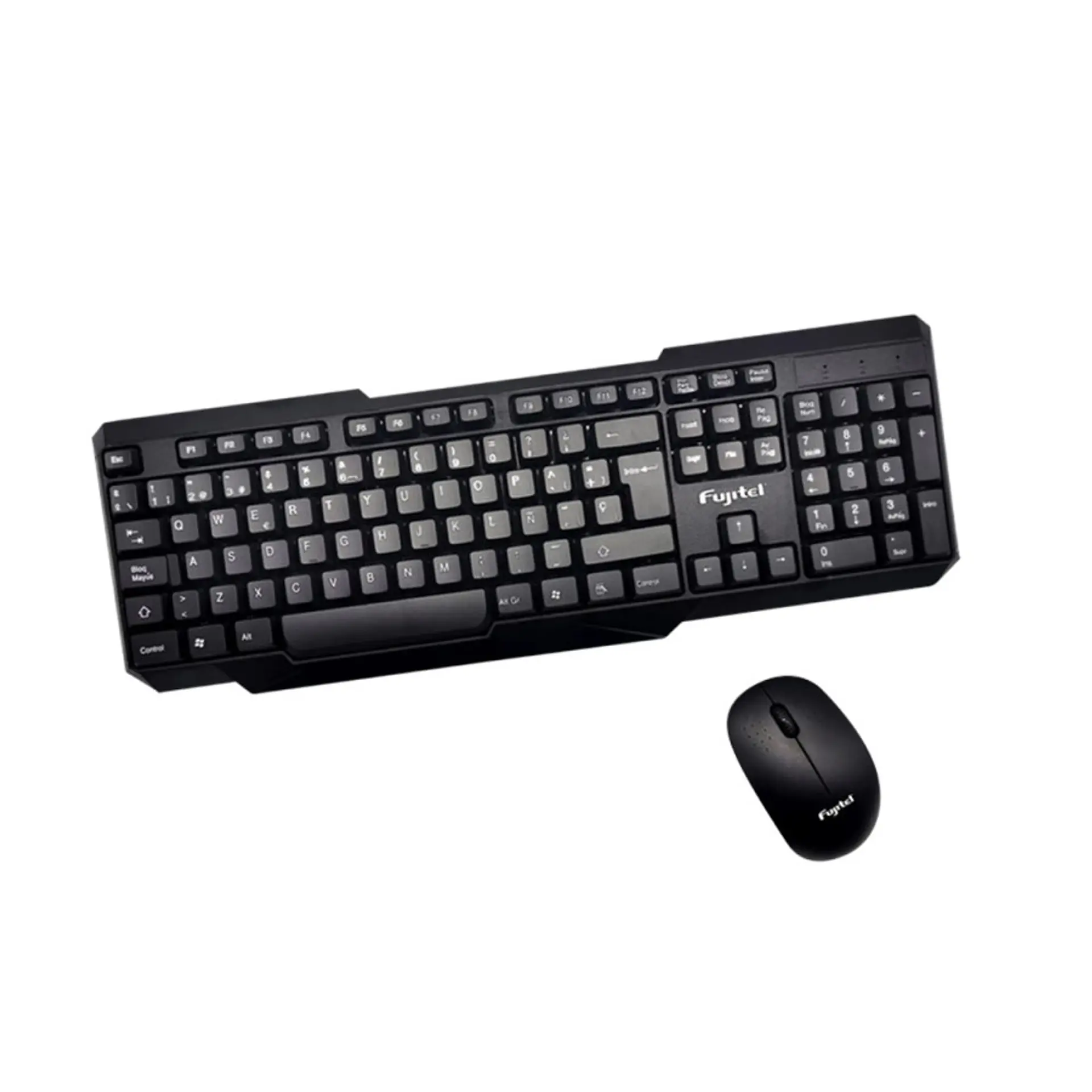 Kit Combo Teclado y Mouse inalambrico Fujitel 1