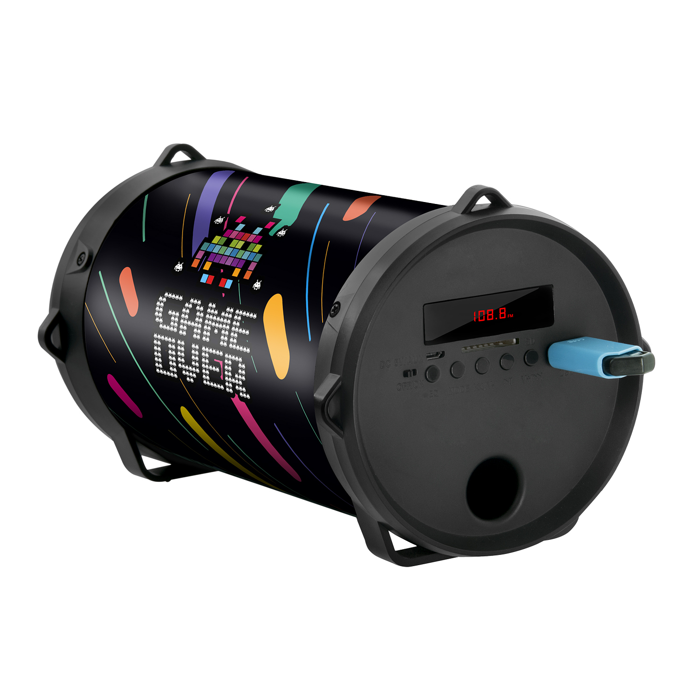 Parlante inalambrico ZukBass Game Over Mlab 2