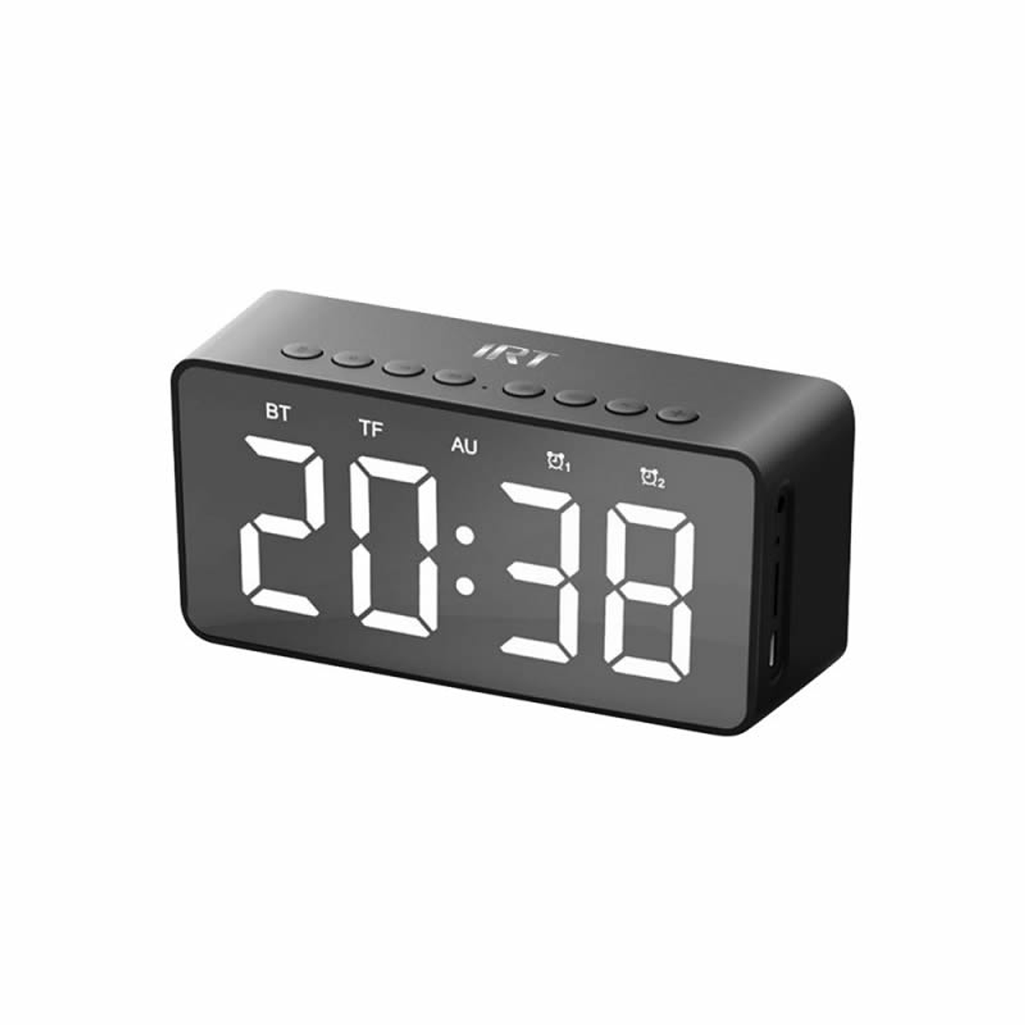 Radio Reloj Despertador Bluetooth Irt Espejo 1