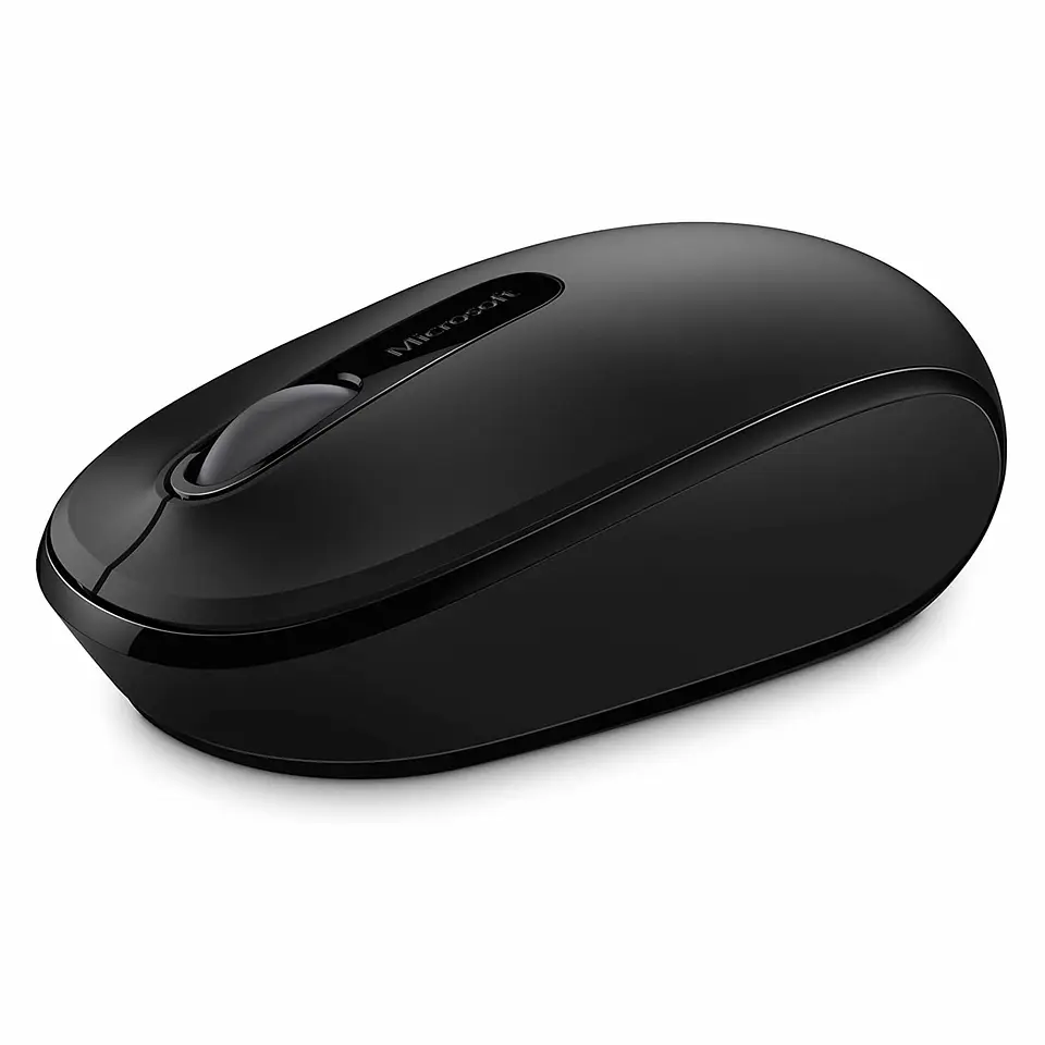 Mouse Microsoft 1850 inalambrico Negro 1