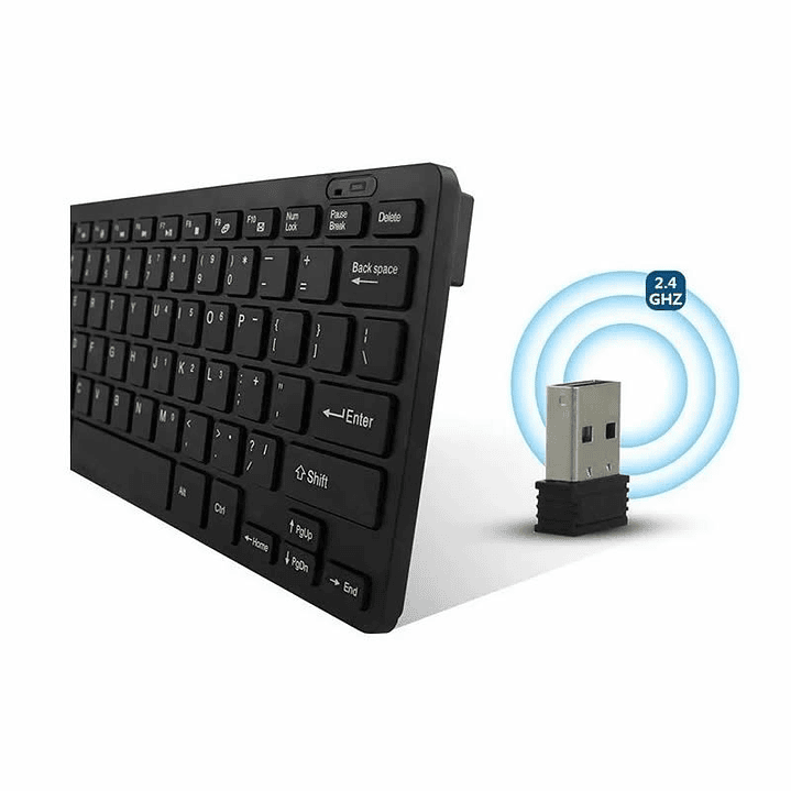 Kit Mini Teclado y Mouse Inalambrico K03 6