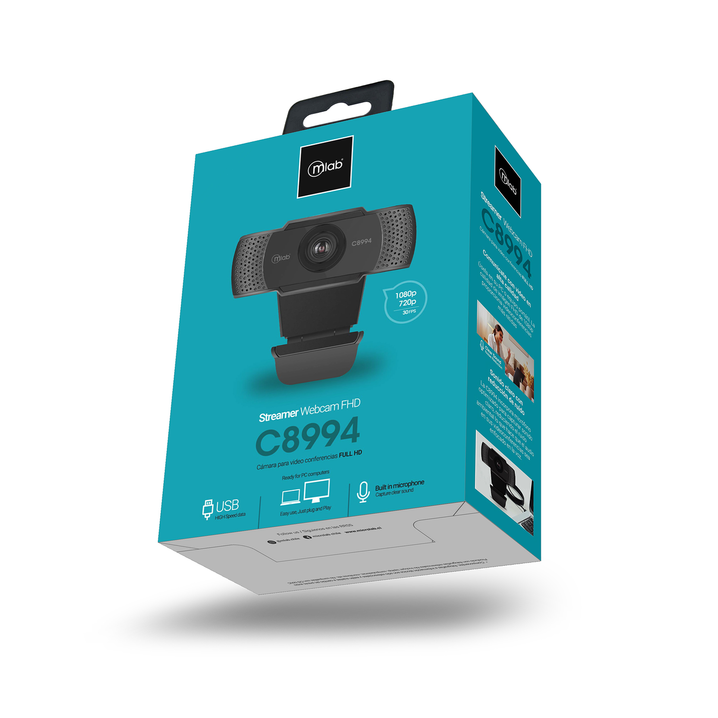 Camara Web Full HD 1080p Mlab con Microfono 2