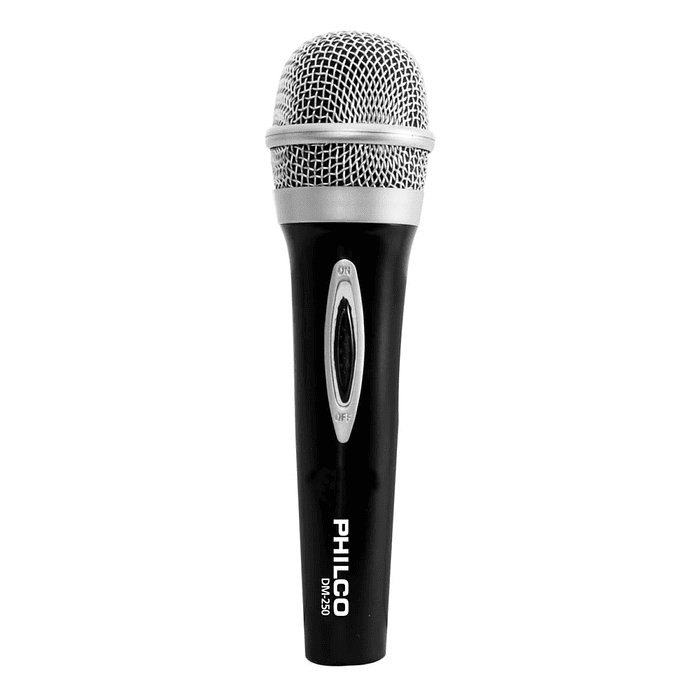 Microfono Alambrico Philco Unidireccional Karaoke 2