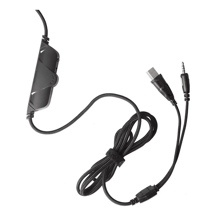 Audifonos Gamer Aiwa Rgb H1 Negro 4