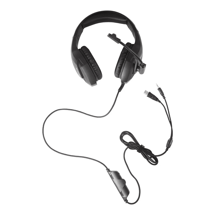 Audifonos Gamer Aiwa Rgb H1 Negro 5