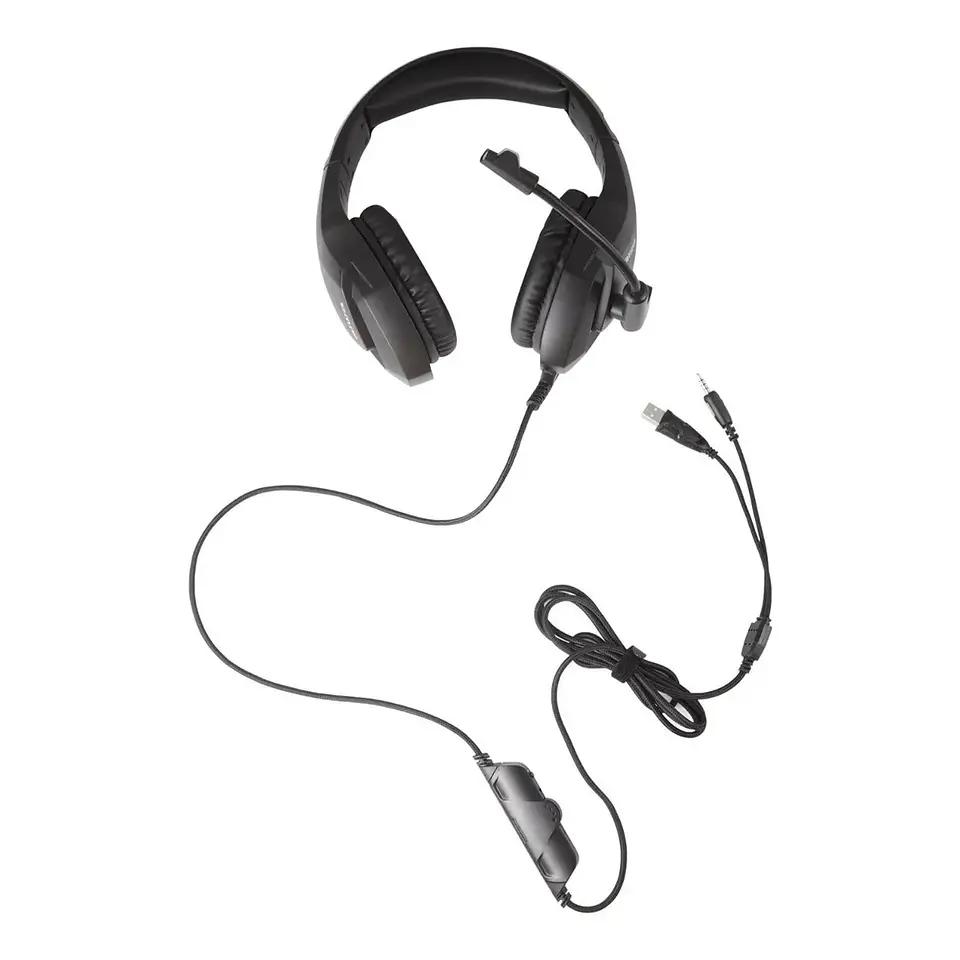 Audifonos Gamer Aiwa Rgb H1 Negro 5