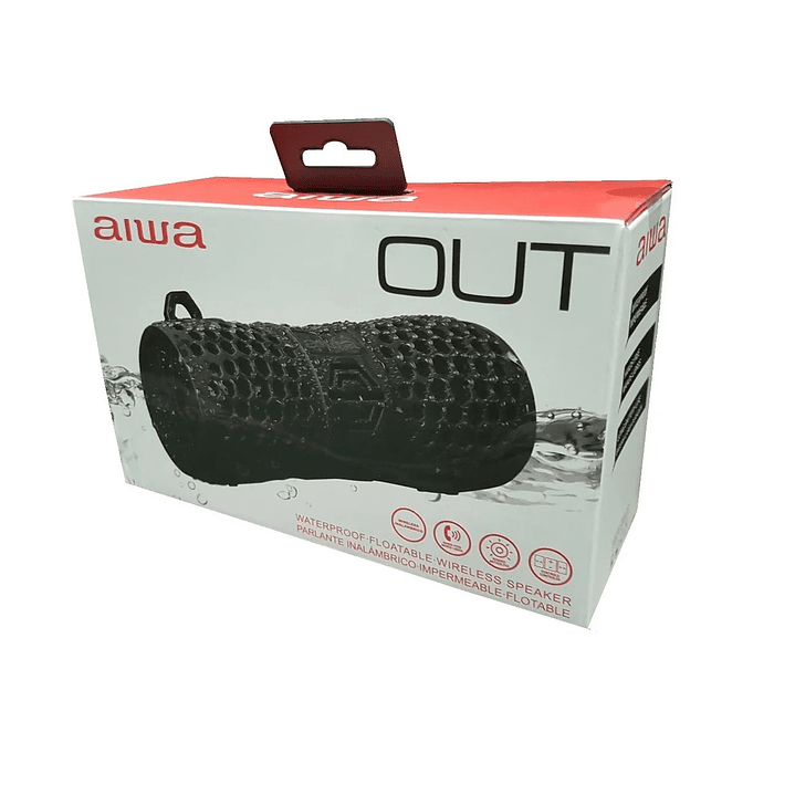 Parlante Aiwa Impermeable Bluetooth Out Negro 6