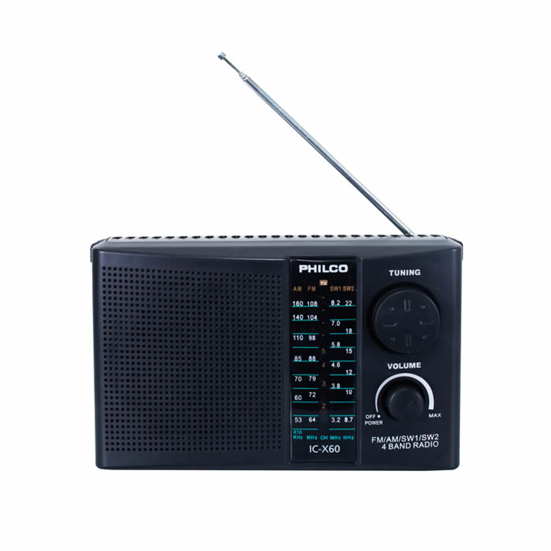 Radio Am Fm Sw1 Philco 4 Bandas 220v ICX60 1