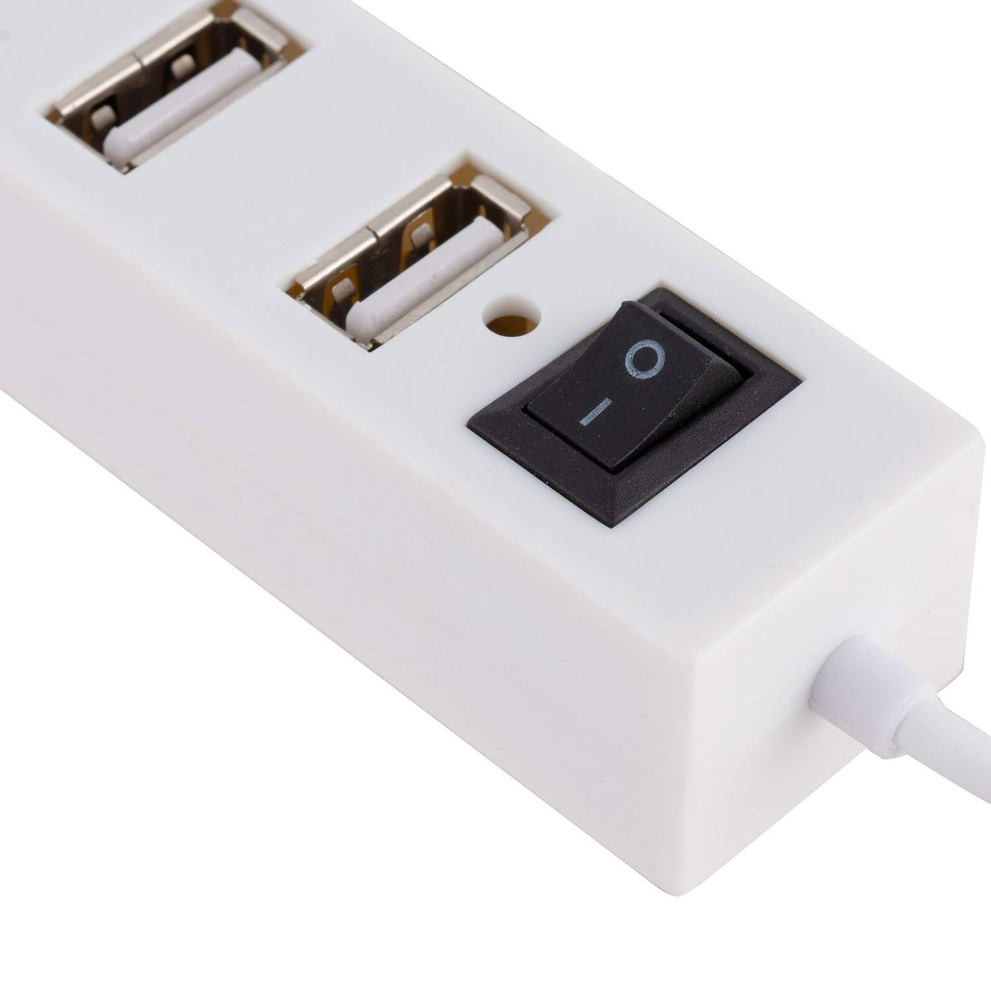 Mini Hub USB 2.0 Philco Blanco 4p 3