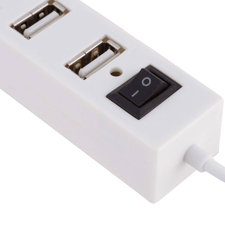 Mini Hub USB 2.0 Philco Blanco 4p 3