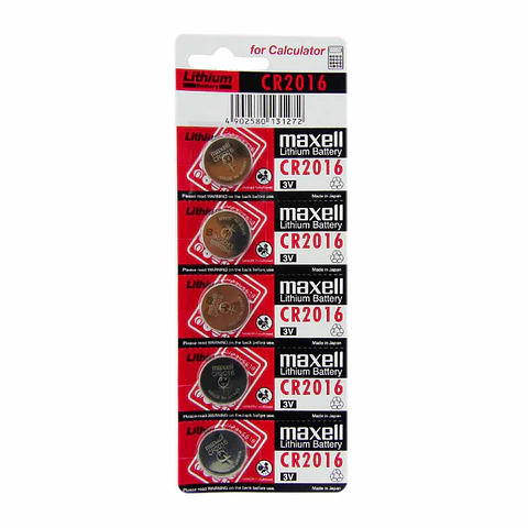 Pack 5 Pilas Cr 2016 Maxell Lithium