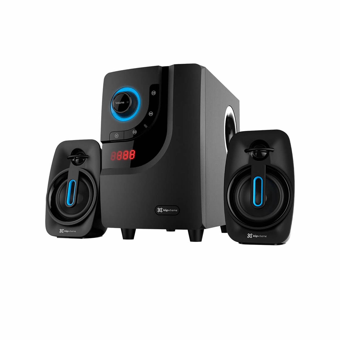 Subwoofer 2.1 Klipxtreme Bluetooth USb Sd 40w 1