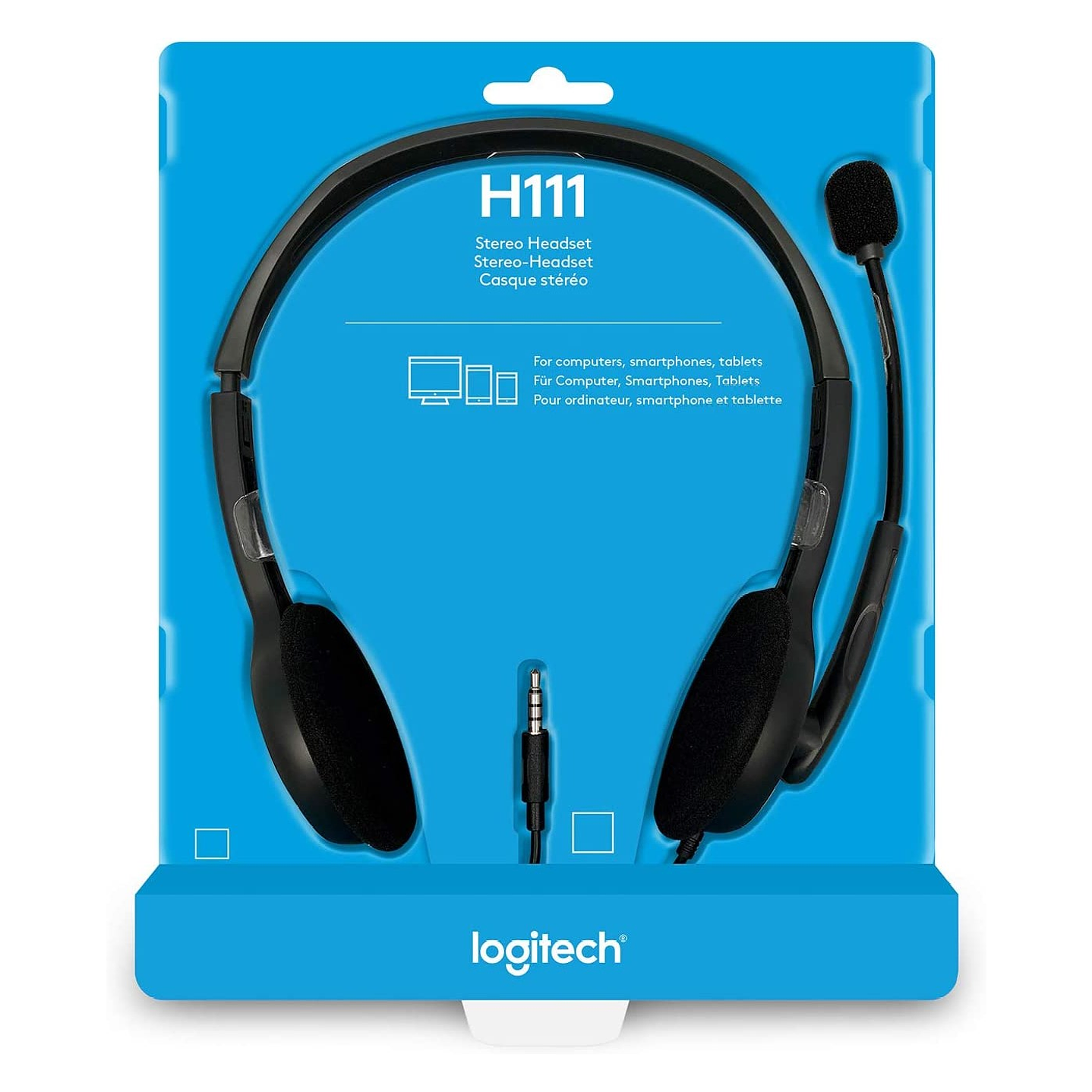 Audifono Stereo Headset Logitech H111 2