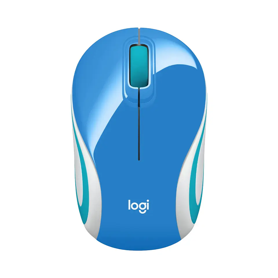 Mouse Inalambrico Logitech M187 Azul 1