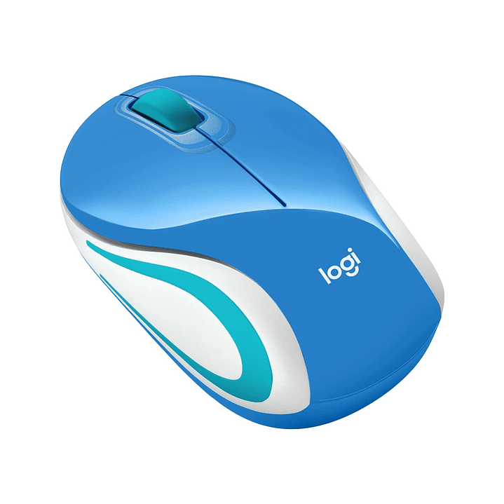 Mouse Inalambrico Logitech M187 Azul 4