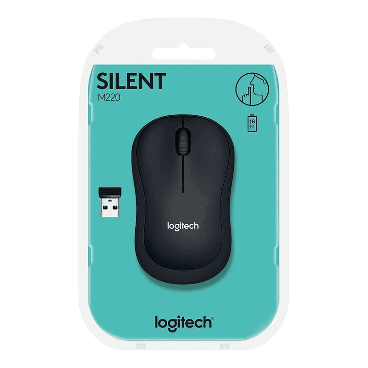 Mouse Inalambrico Logitech M220 Silent Grafito 2