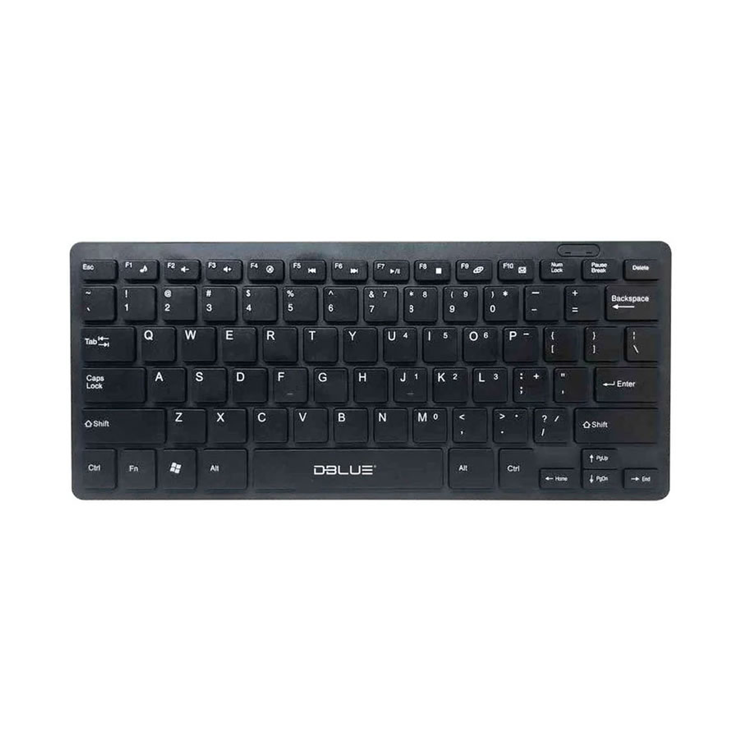 Mini Teclado Usb Dblue Negro Slim Cableado 1