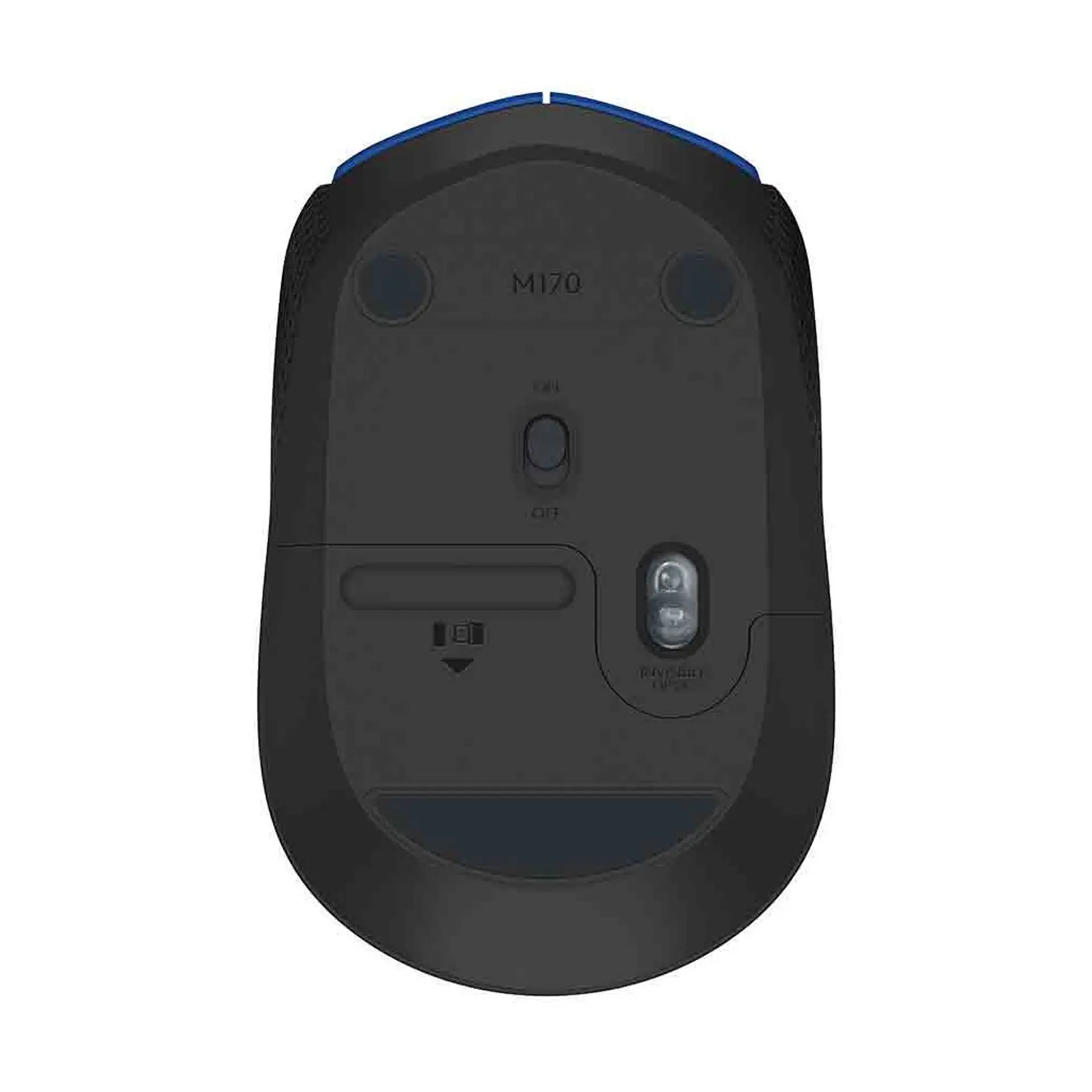Mouse Inalambrico Logitech M170 Azul 4