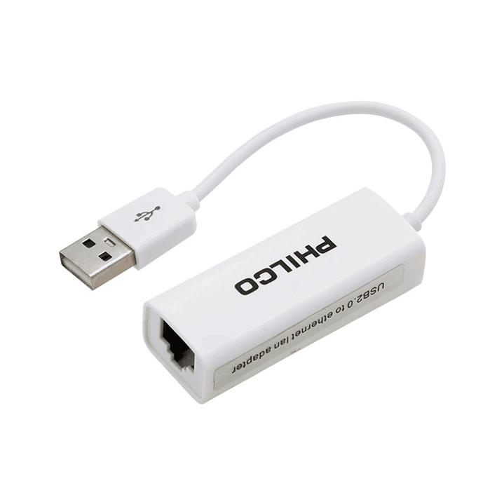 Adaptador Lan USB 2.0 Ethernet Rj45 Philco 3