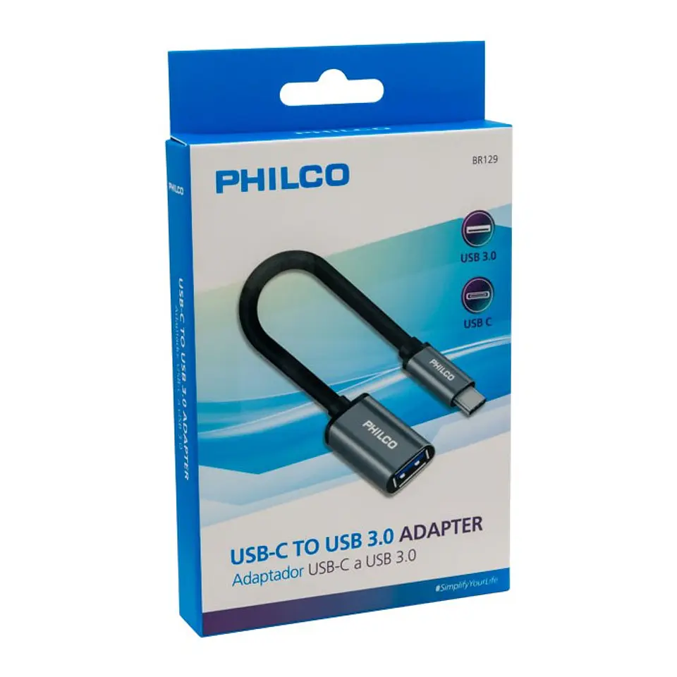 Adaptador Cable USB 3.0 a Tipo C Philco 2