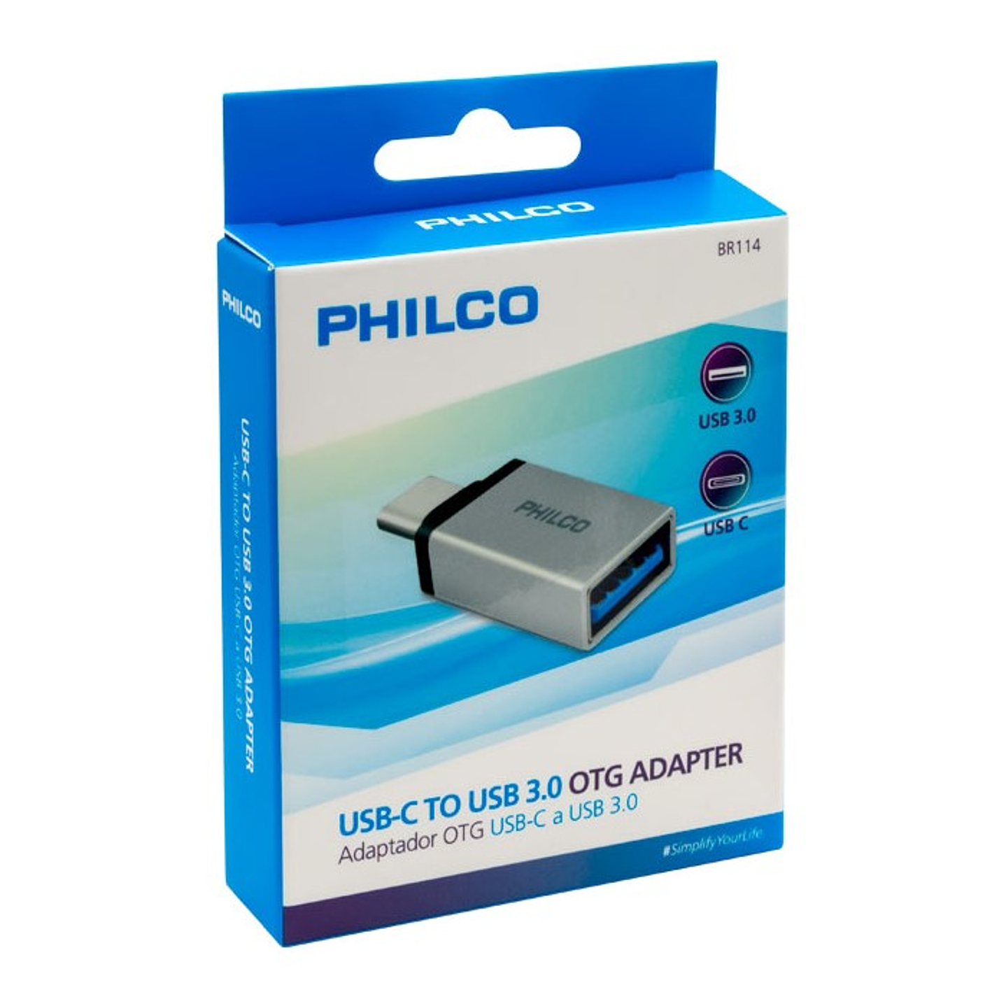 Adaptador OTG USb Tipo C USB 3.0 Philco 2