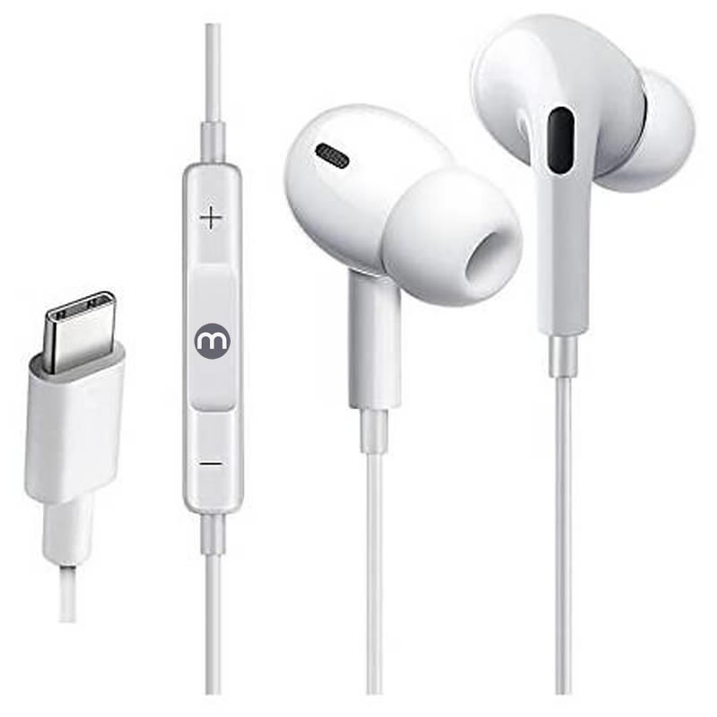 Audifonos USB Tipo C Monster Blancos 1
